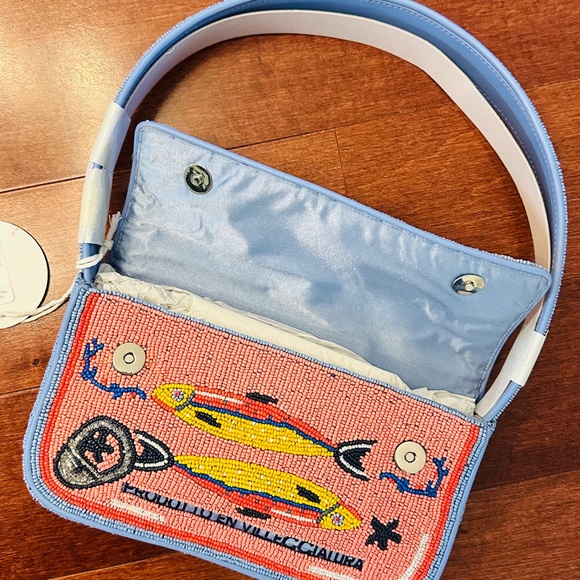 Staud Tommy Beaded Bag Staudines Sardine Purse NWT - Picture 4 of 13